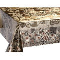 Double Face Emboss printed Gold Silver Tablecloth Rental